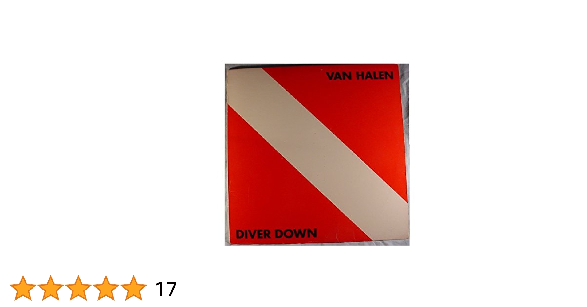 Amazon.com: VAN HALEN Diver Down LP Vinyl VG+ Cover VG+